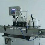 Пневматска машина за полнење со вакуум од 10 глави за сите видови течна линеарна автоматска филер опрема
