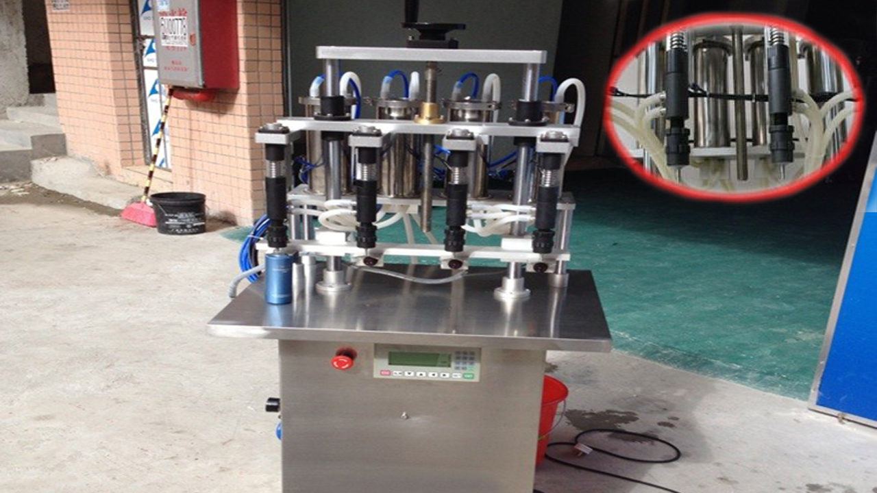 10 heads pneumatic vacuum filling machine for all kinds of liquid linear automatic filler equipment4