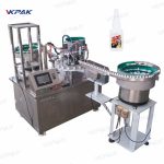 502 Super Glue Filling Machine Fluid Adhesive Rotary Filler Capper Machine