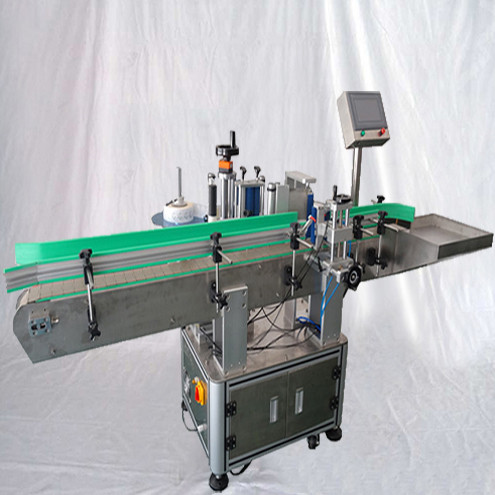 Awtomatikong Linear Cans Bottles Non-dry Sticker Labeling Machine Wrap-around Labels