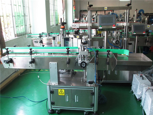 Automatic Linear Cans Bottles Non-dry Sticker Labeling Machine Wrap-around Labels