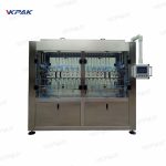 Automatic Linear Liquid Foamy Glass Bottles Overflow Filling Machine