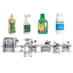Automatic Pesticide Liquid Fertilizer Filling Capping Labeling Line