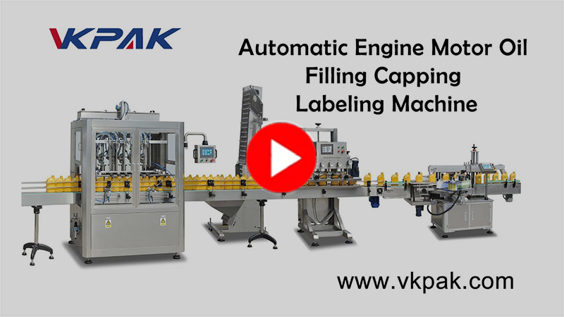 Engine Motor Oil Filling Line