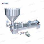 Full Pneumatic Liquid Paste Filling Machine For Cosmetic Cream Lotion
