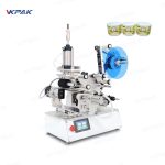Oval Flat Plastic Bottles Rolling Labeling Machines Semi Automatic