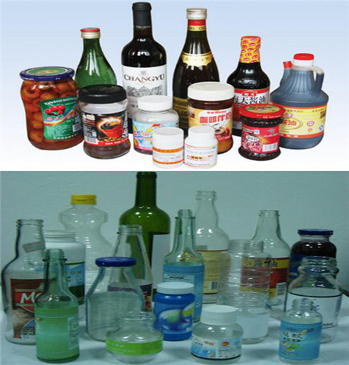 Round glass plastic bottles wet glue labeling machine linear cold paste labels1