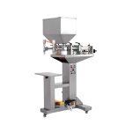 Semi Automatic Dual Nozzles Pepper Sauce Mixing Filling Machine