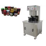 Semi Automatic Vacuum Glass Jars Capping Machine For Metal Caps Closing