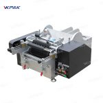Semi Automatic Wet Cold Glue Paper Labels Bottles Cans Labeling Machine