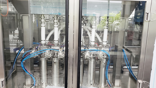 6 heads big container 5Lliquid filling capping double sided