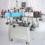 Automatic Double Sided Flat Round Bottle Wrap Around Labeling Machine