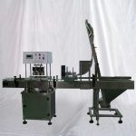 Automatic Linear Vacuum Capping Machine For Glass Jar In Food Industry