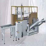 Automatic Vertical Box Carton Case Forming Erector Bottom Sealer Machine