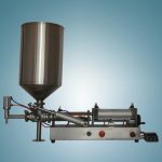 High Viscosity Peanut Butter Honey Filling Machine With Pressurized Hopper