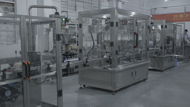 loose powder filling line factory acceptance.JPG
