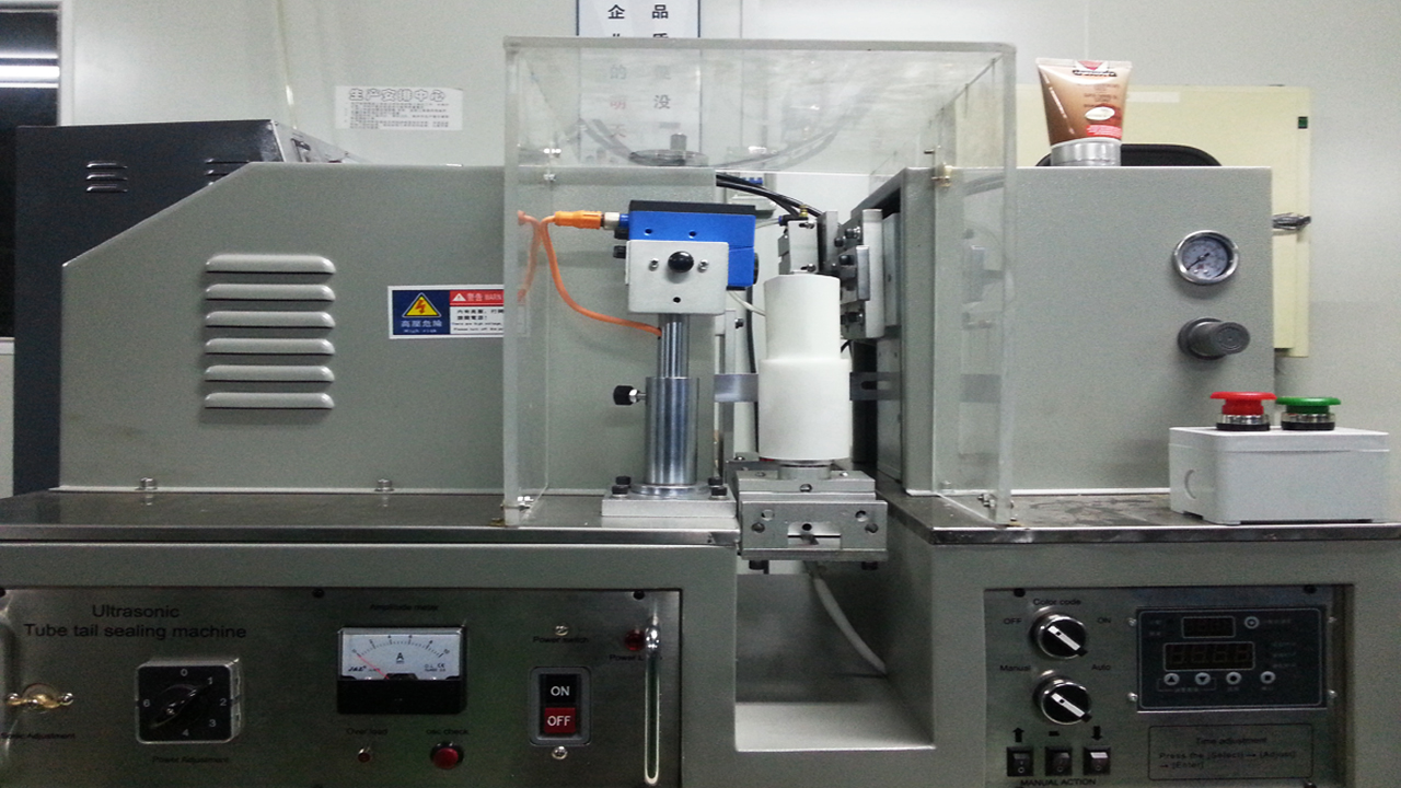 ultrasonic tubes sealing machine semi automatic tube sealer 