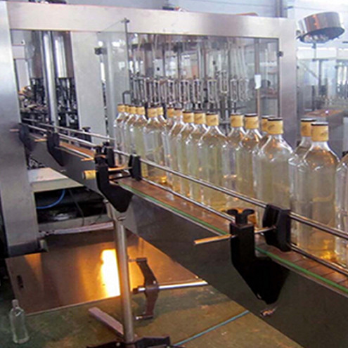 línea de llenado de vino tinto línea de botellas de vidrio totalmente automática