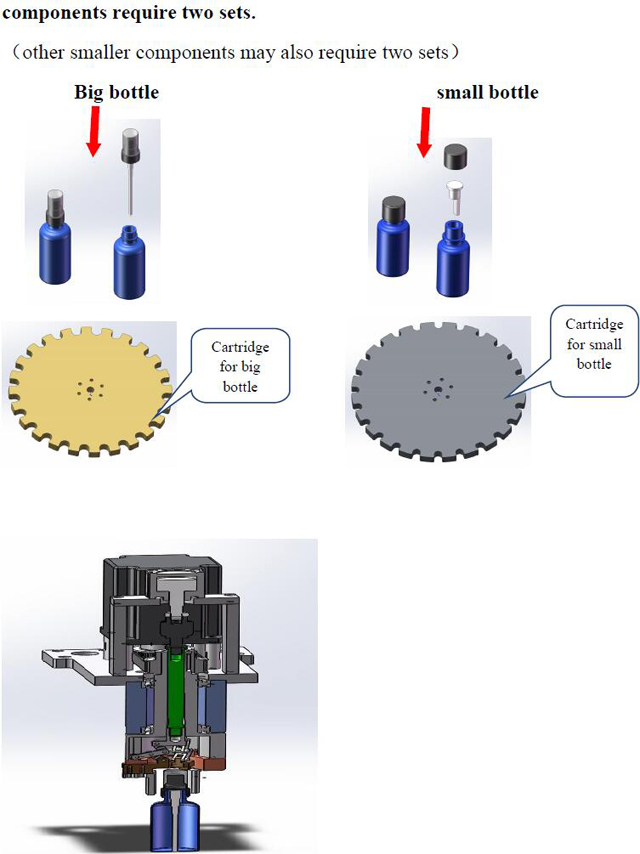 capping heads for filler capper