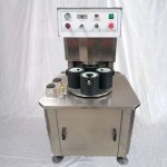 Semi Automatic Lug Caps Glass Jars Bottles Chuck Vacuum Capping Machine