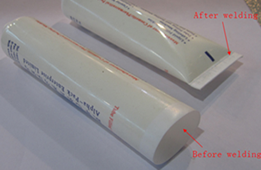 welding samples by ultrasonic tube sealer welding samples by the ultrasonic tube sealer.jpg