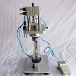 Semi Automatic Pneumatic Desktop Perfume Glass Bottles Crimping Machine