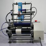 Semi Automatic Round Bottles Syringe Vials Labeling Machine