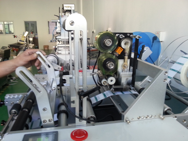 for eran semi automatic tubes labeling machine syringe with