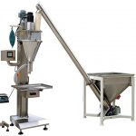 Talcum Powder Screw Auger Filling Machine With Elevator Loading System